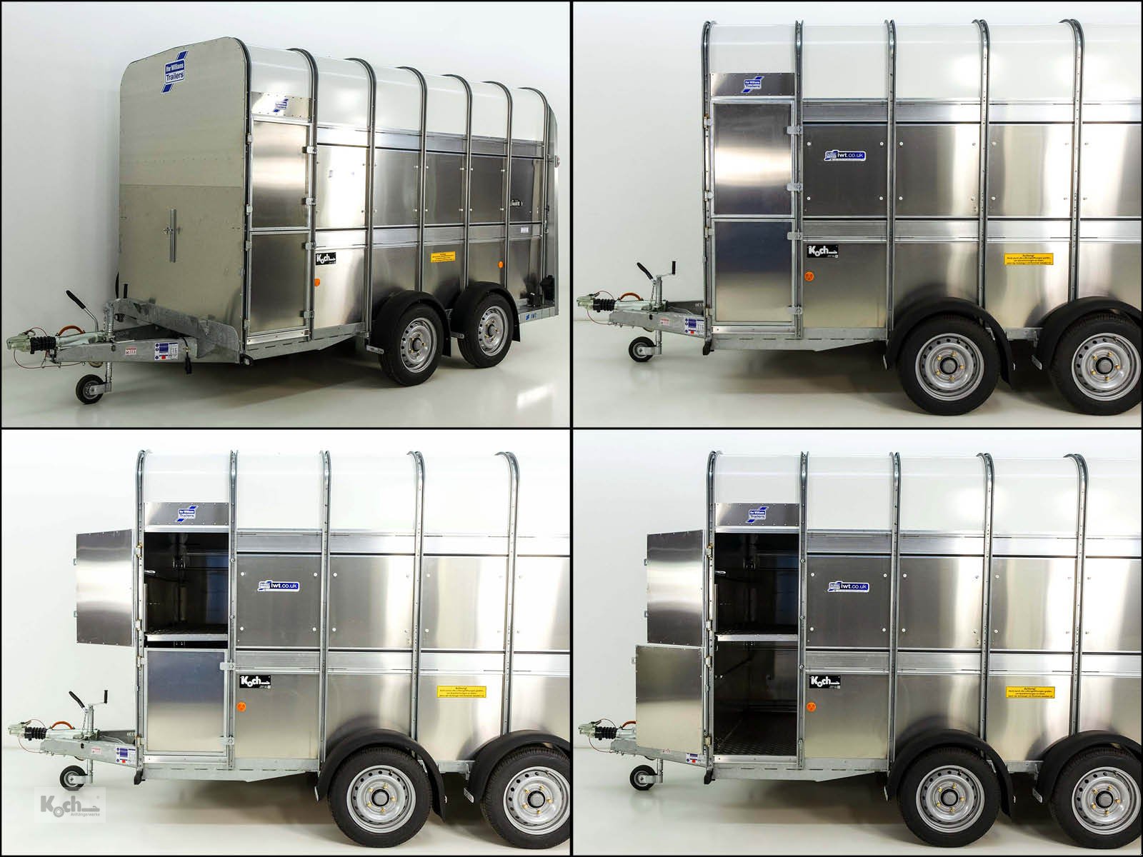 Anhänger typu Ifor Williams Viehanhänger TA510 12x7 178x372 Höhe:213 3,5t|Doppelstock (Vi11651846Iw), Neumaschine v Winsen (Luhe) (Obrázek 12)